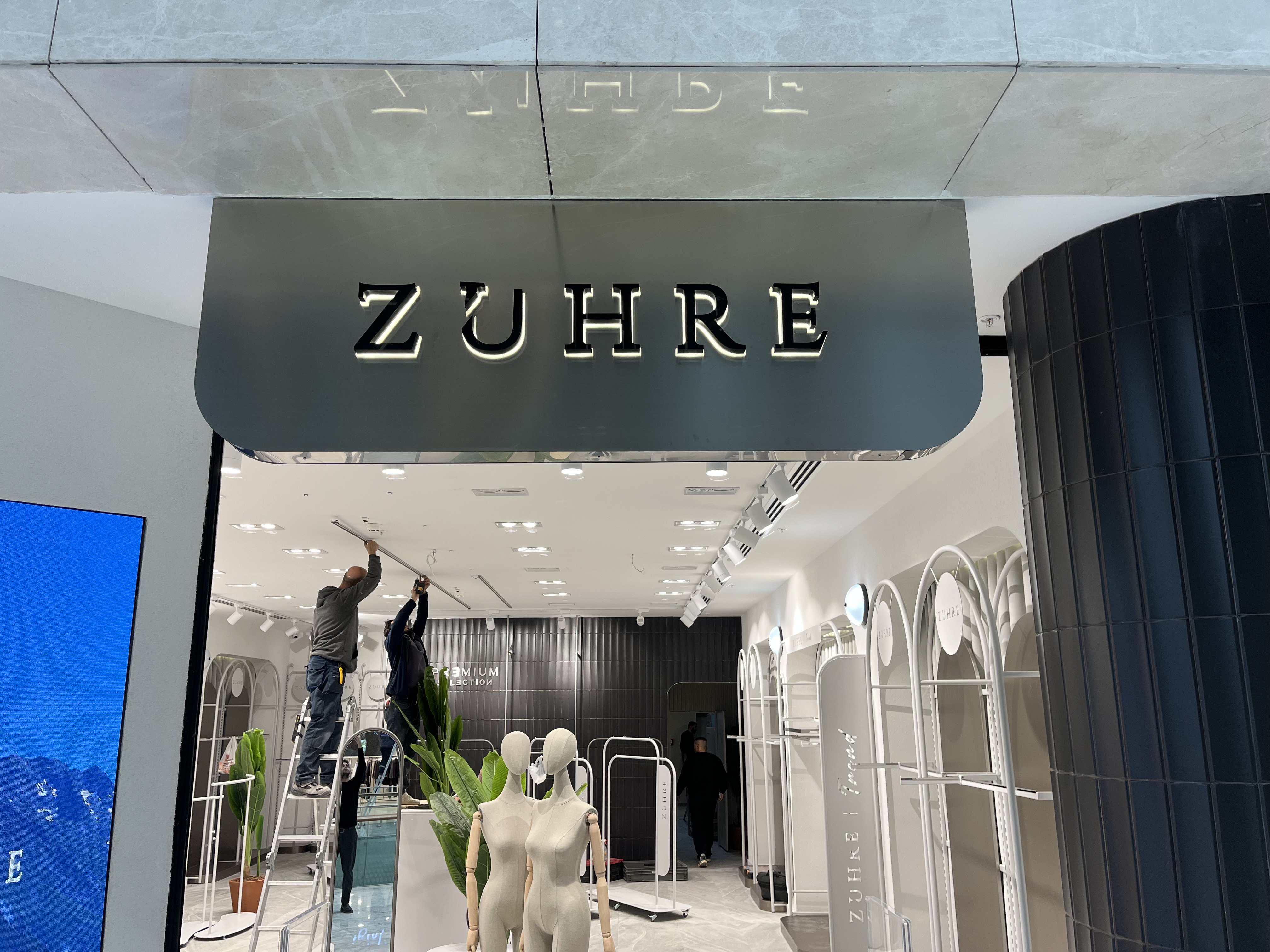 Zühre Ankara Krom Kutu Harf Tabela