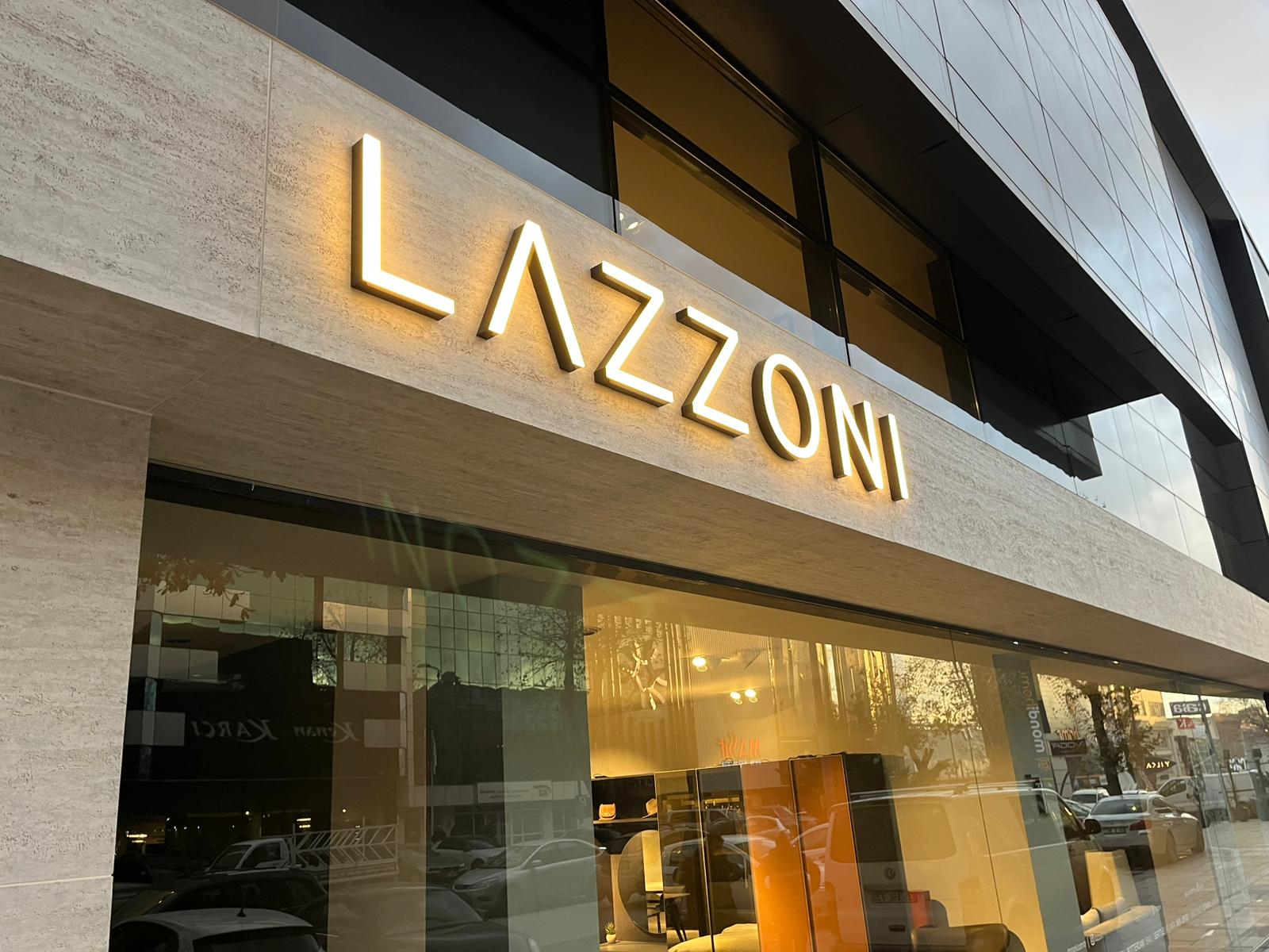 LAZZONI Mobilya Siteler Şube Tabelası